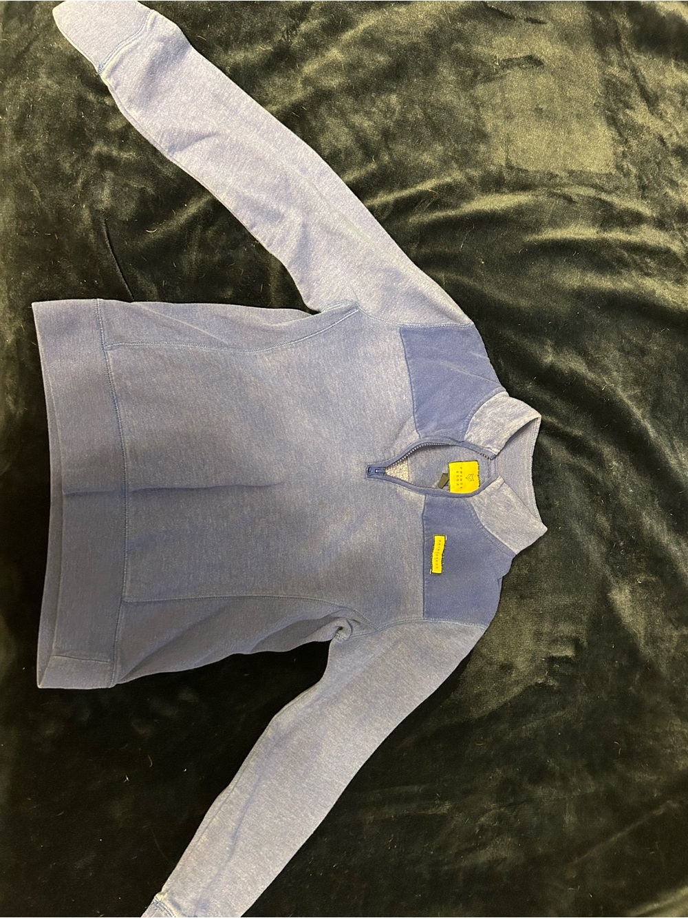 Kids Quarter-Zip Pullover - Blue